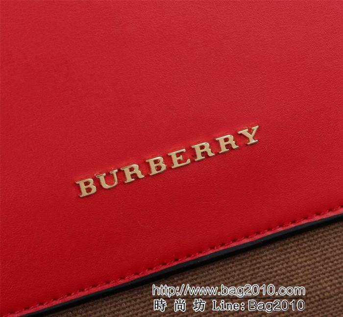 BURBERRY巴寶莉 最新格紋 帆布女士手提包 可斜背 39906  Bhq1274